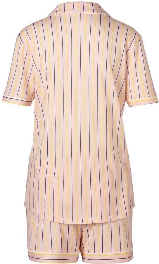 S.Oliver RED LABEL Beachwear Shortama met knoopsluiting en borstzak (2-delig) - Foto 4