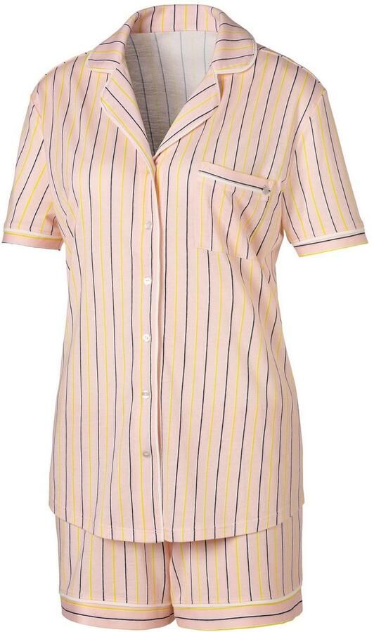 S.Oliver RED LABEL Beachwear Shortama met knoopsluiting en borstzak (2-delig) - Foto 5