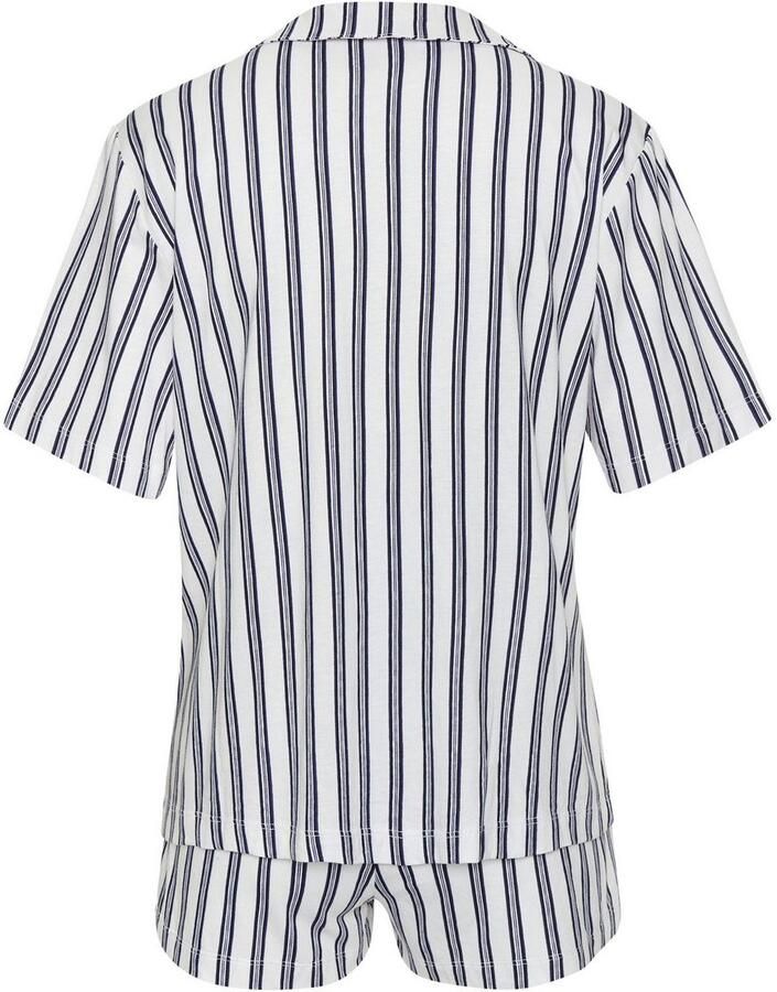 S.Oliver RED LABEL Beachwear Shortama met knoopsluiting en borstzak (set 2-delig)