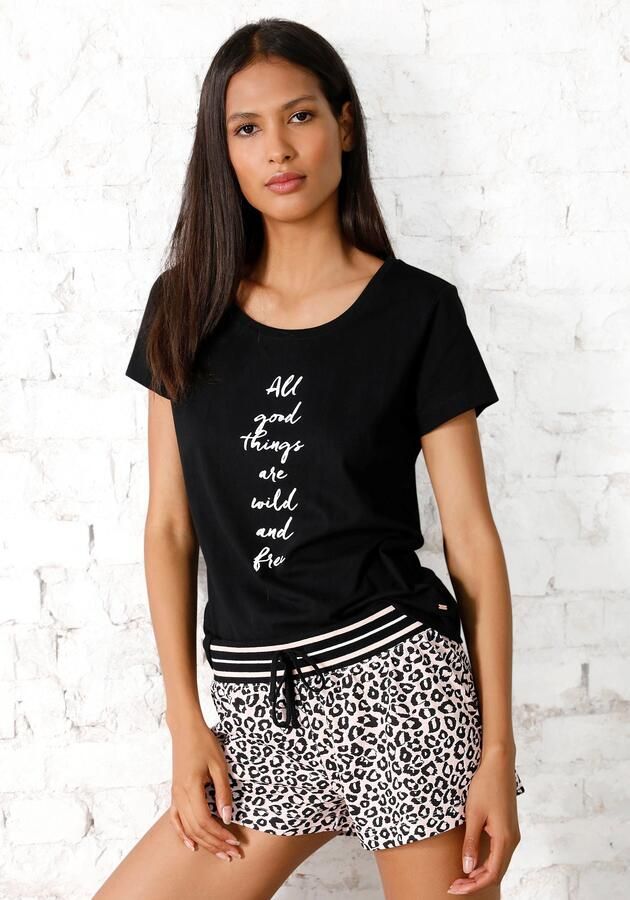 S.Oliver RED LABEL Beachwear Shortama met luipaardprint (2-delig 1 stuk) - Foto 7