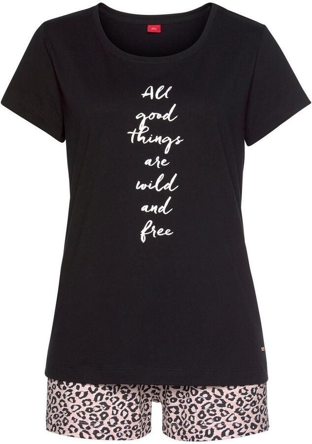 S.Oliver RED LABEL Beachwear Shortama met luipaardprint (2-delig 1 stuk) - Foto 4