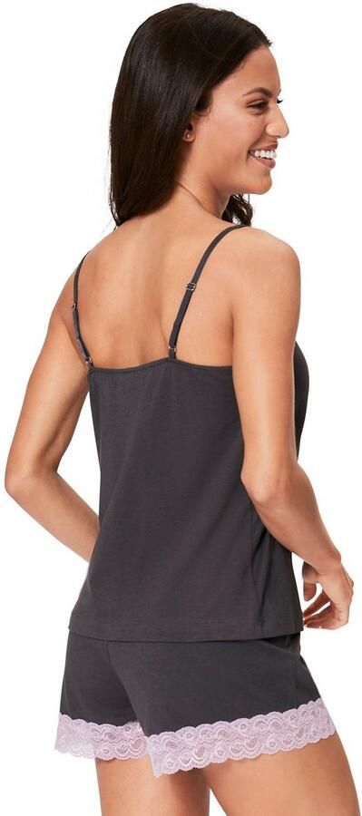 S.Oliver RED LABEL Beachwear Shortama met mooie kantdetails (2-delig) - Foto 8