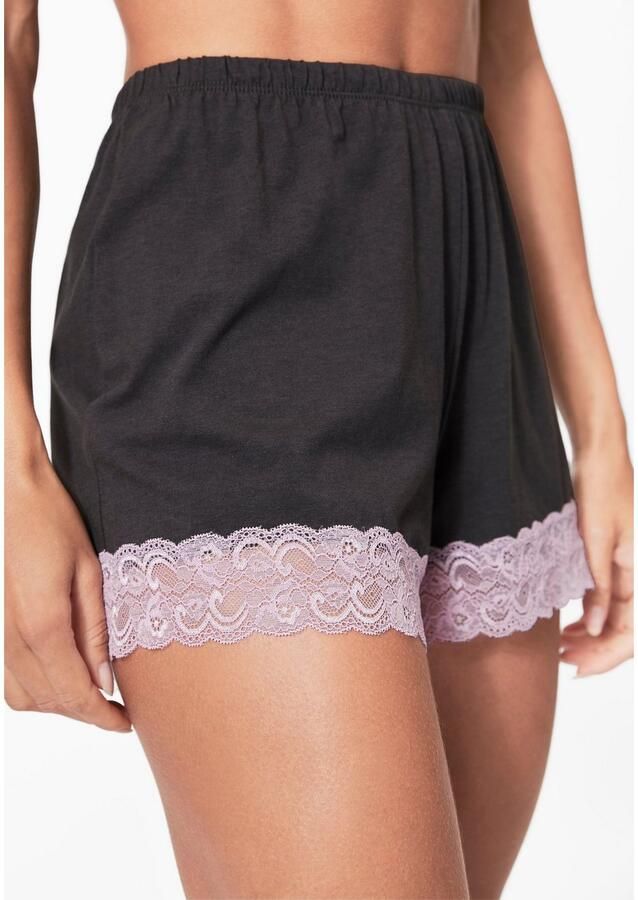 S.Oliver RED LABEL Beachwear Shortama met mooie kantdetails (2-delig) - Foto 2