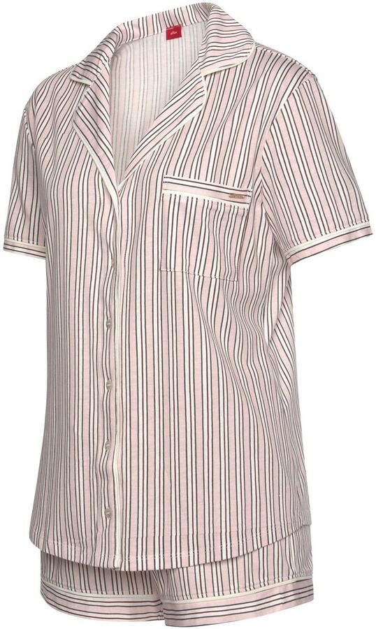 S.Oliver RED LABEL Beachwear Shortama met print all-over (2-delig 1 stuk) - Foto 5