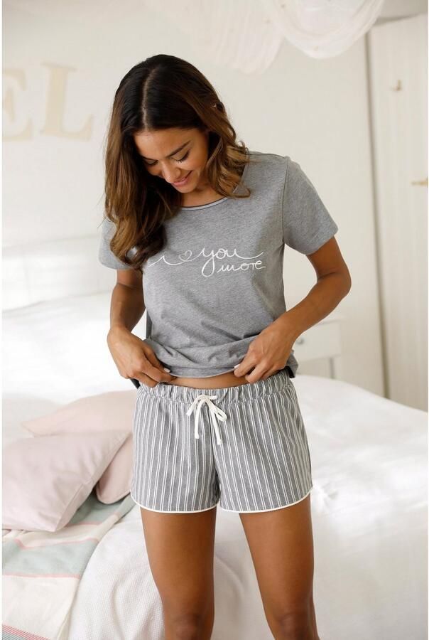 S.Oliver RED LABEL Beachwear Shortama met streepmotief (2-delig 1 stuk) - Foto 5