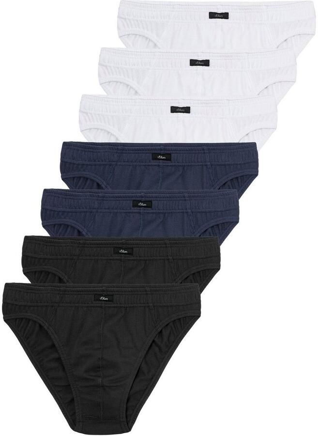 S.Oliver RED LABEL Beachwear Slip Heren onderbroek Weekvoorraad in een blik (blik 7 stuks 7 stuks in set)