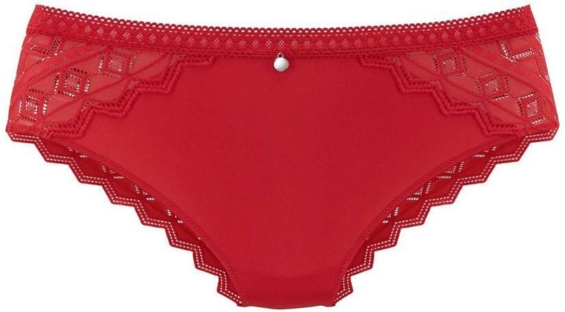S.Oliver RED LABEL Beachwear Slip Ro e met grafische kant in transparante look - Foto 2