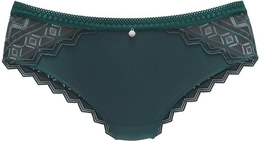 S.Oliver RED LABEL Beachwear Slip Ro e met grafische kant in transparante look - Foto 2