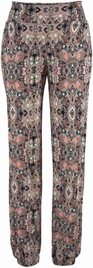 S.Oliver RED LABEL Beachwear Strandbroek met all-over print en zakken stoffen broek zomerbroek elastisch - Foto 3