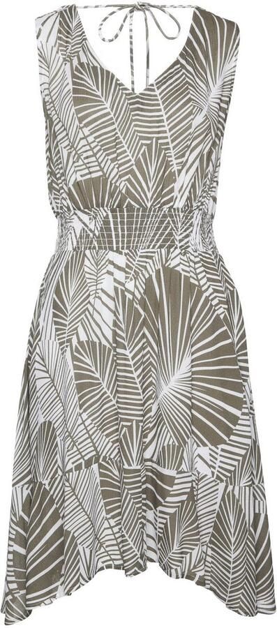 S.Oliver RED LABEL Beachwear Strandjurk van gekrepeerde viscose kort zomerjurk - Foto 6