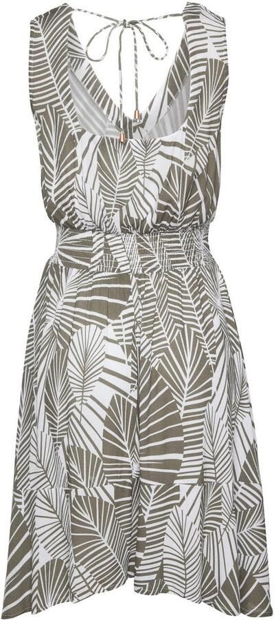 S.Oliver RED LABEL Beachwear Strandjurk van gekrepeerde viscose kort zomerjurk - Foto 5