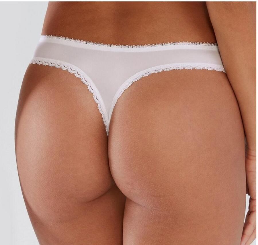 S.Oliver RED LABEL Beachwear String Camille met fijne kanten rand