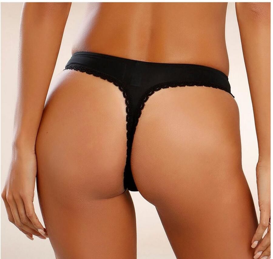 S.Oliver RED LABEL Beachwear String Camille met fijne kanten rand