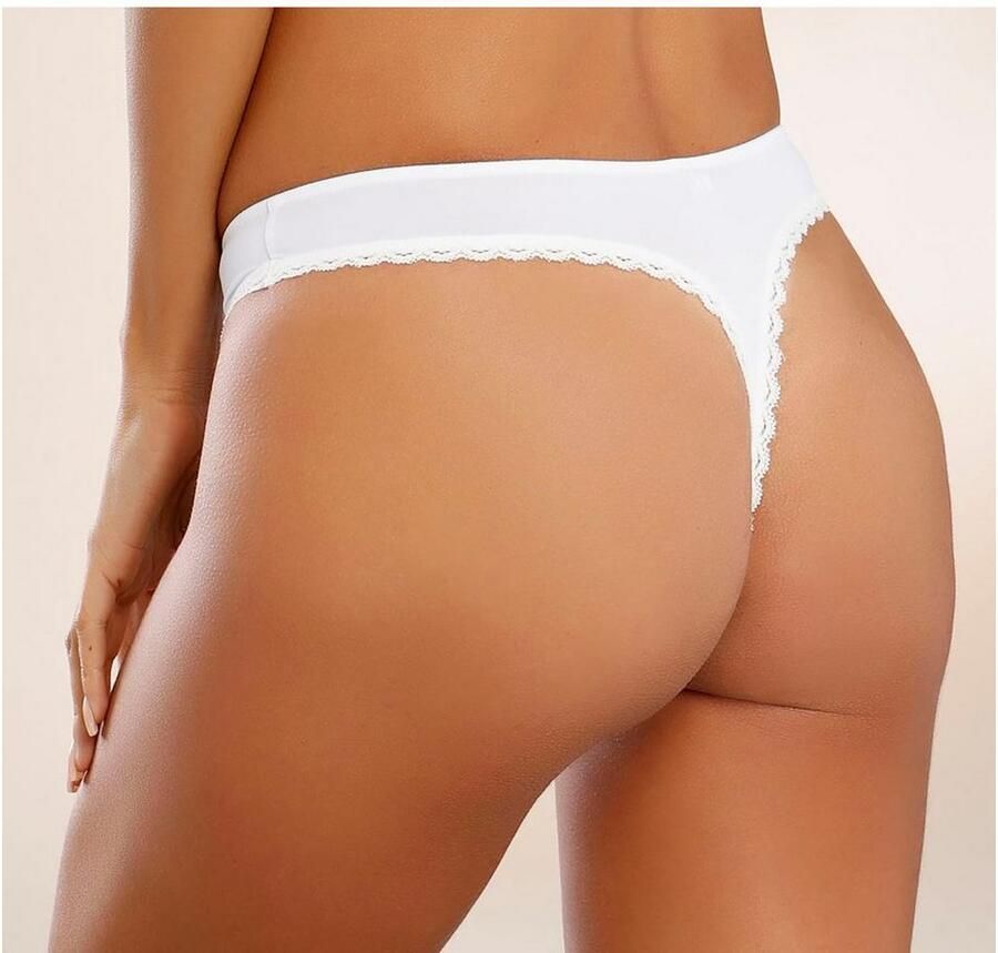 S.Oliver RED LABEL Beachwear String Camille met fijne kanten rand