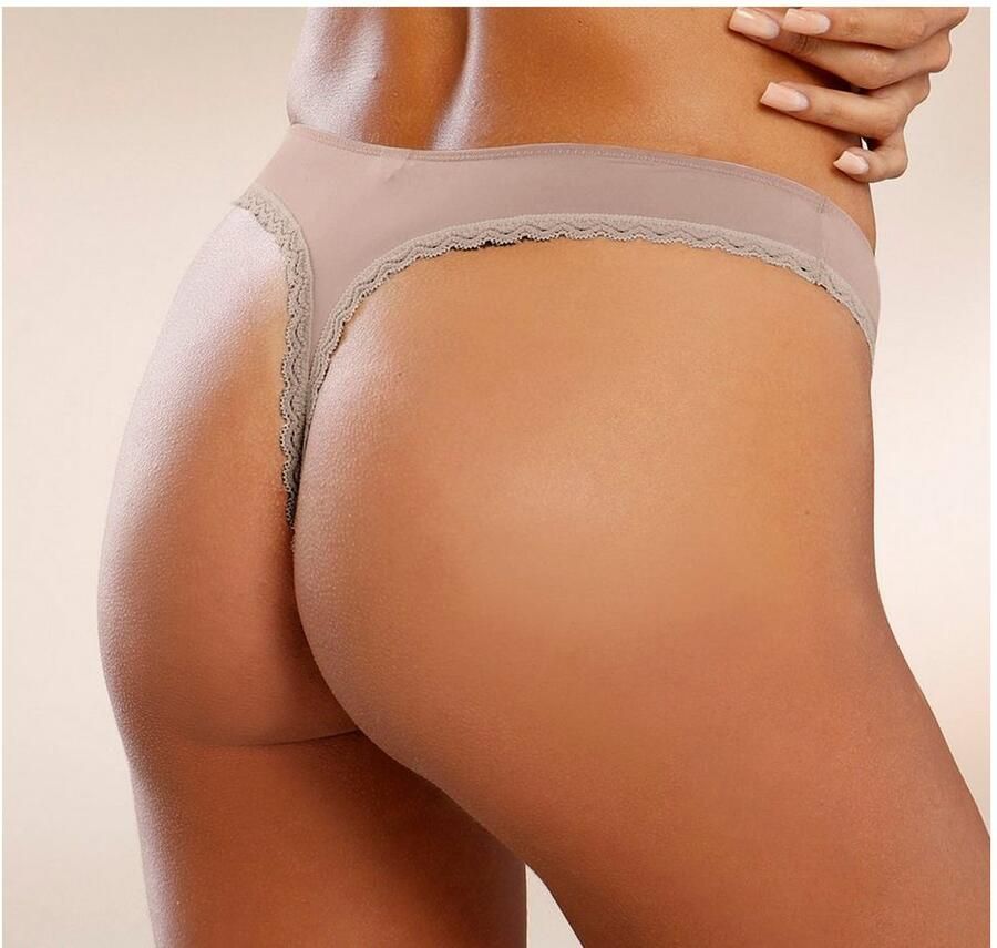 S.Oliver RED LABEL Beachwear String Camille met fijne kanten rand