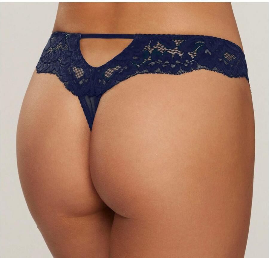 S.Oliver RED LABEL Beachwear String Charline van gebloemde kant