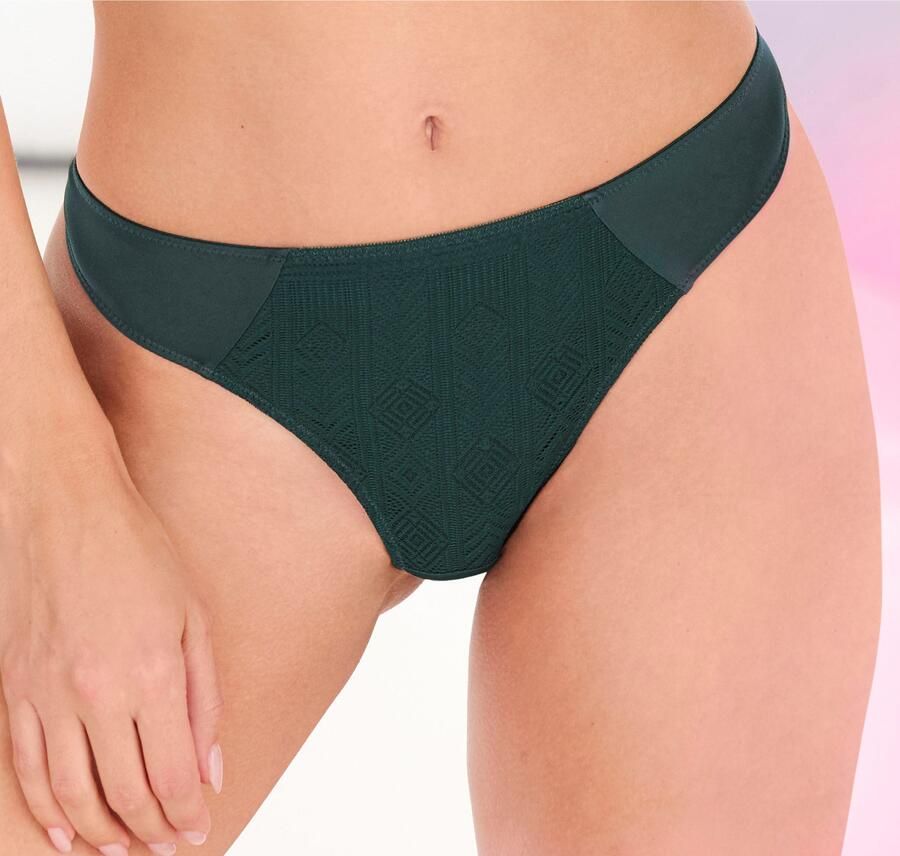 S.Oliver RED LABEL Beachwear String FABIENNE van fijn grafisch kant - Foto 4