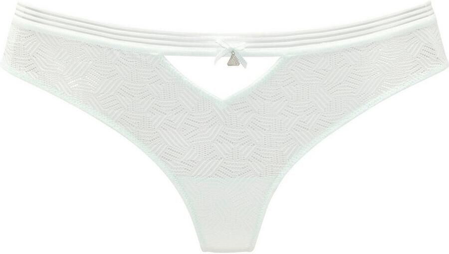 S.Oliver RED LABEL Beachwear String LOUANNE van extraflatt kant met modieuze band - Foto 3