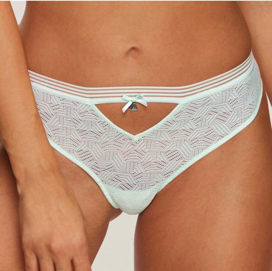 S.Oliver RED LABEL Beachwear String LOUANNE van extraflatt kant met modieuze band