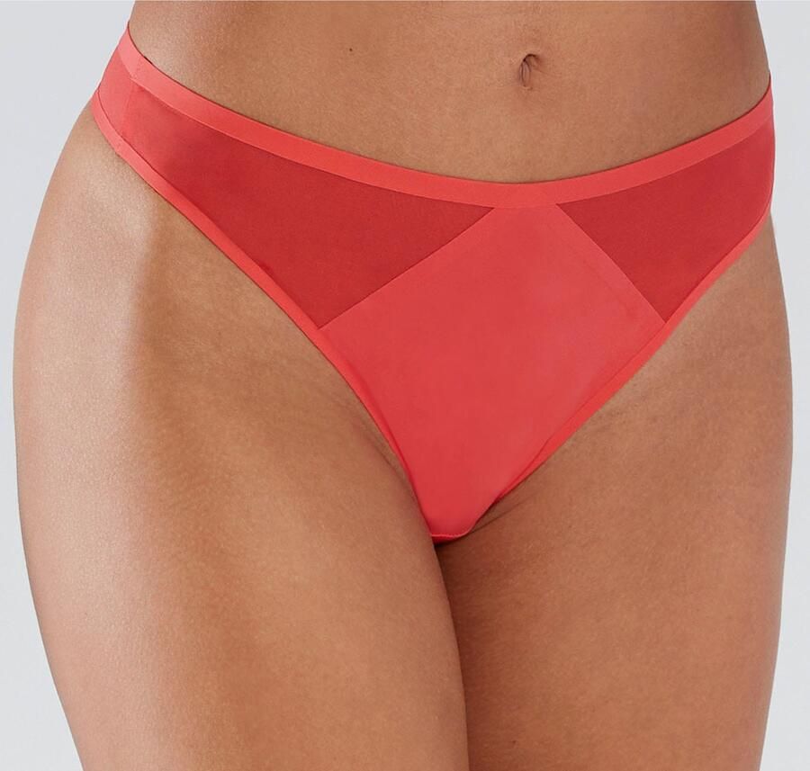 S.Oliver RED LABEL Beachwear String Louise met mesh-inzetten opzij - Foto 5