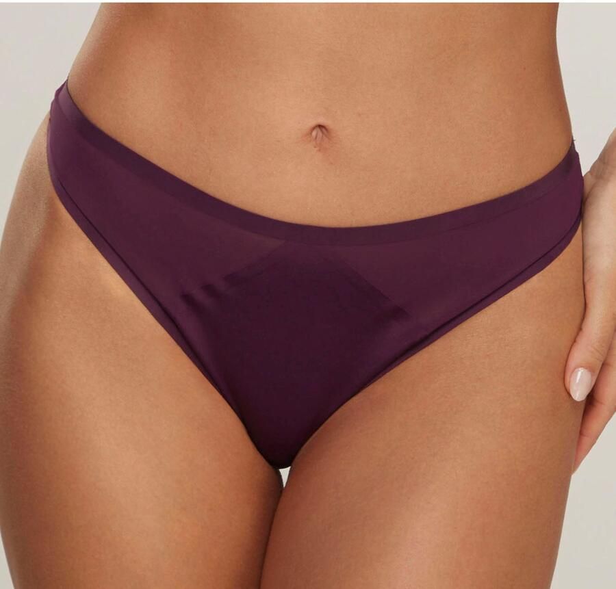 S.Oliver RED LABEL Beachwear String Louise met mesh-inzetten opzij - Foto 4