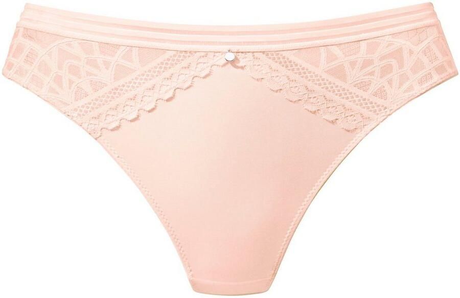 S.Oliver RED LABEL Beachwear String Milene met grafische subtiel transparante kant-inzetten - Foto 3