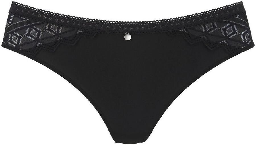 S.Oliver RED LABEL Beachwear String Romane met grafische kant in transparante look - Foto 3