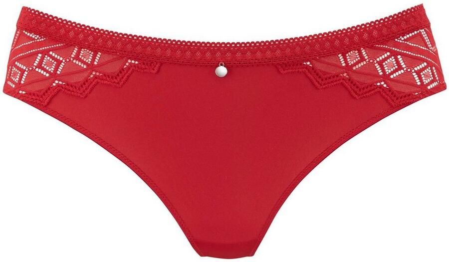 S.Oliver RED LABEL Beachwear String Romane met grafische kant in transparante look - Foto 3