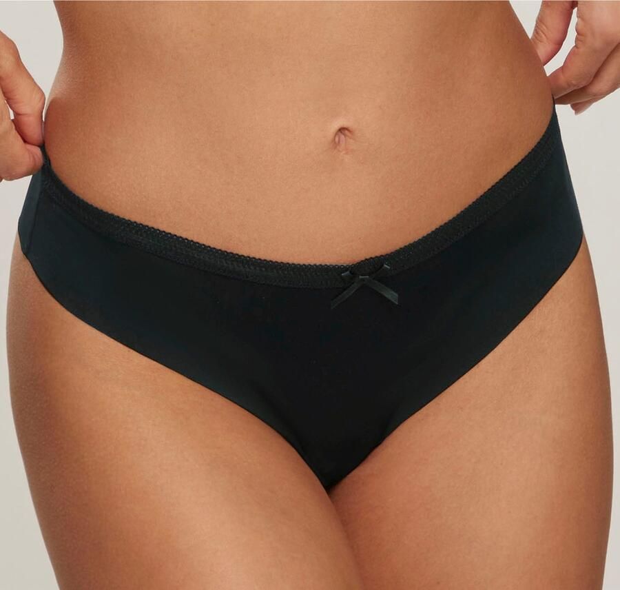 S.Oliver RED LABEL Beachwear String SEAMLESS met naadloze verwerking en mooie kant-bies - Foto 4