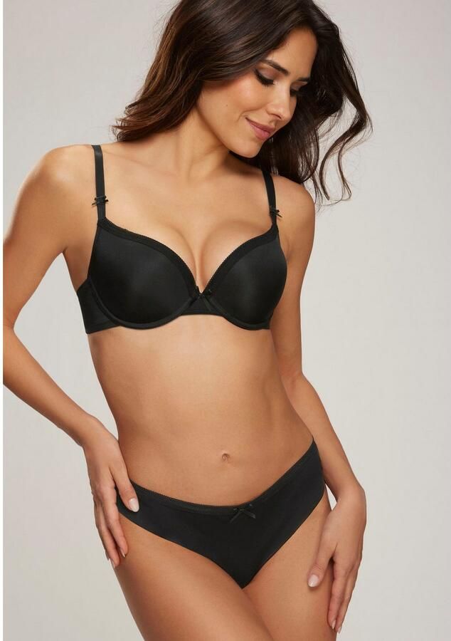 S.Oliver RED LABEL Beachwear String SEAMLESS met naadloze verwerking en mooie kant-bies - Foto 2