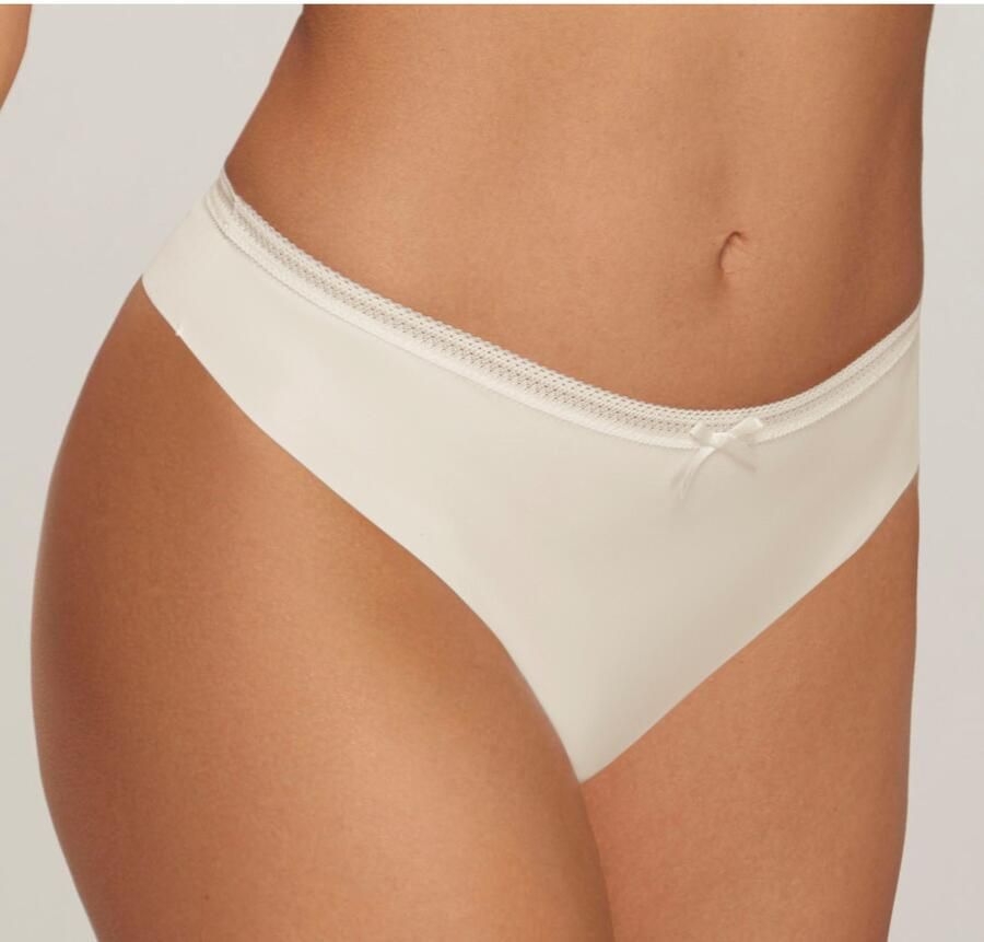 S.Oliver RED LABEL Beachwear String SEAMLESS met naadloze verwerking en mooie kant-bies - Foto 4