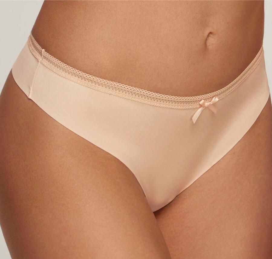 S.Oliver RED LABEL Beachwear String SEAMLESS met naadloze verwerking en mooie kant-bies - Foto 5