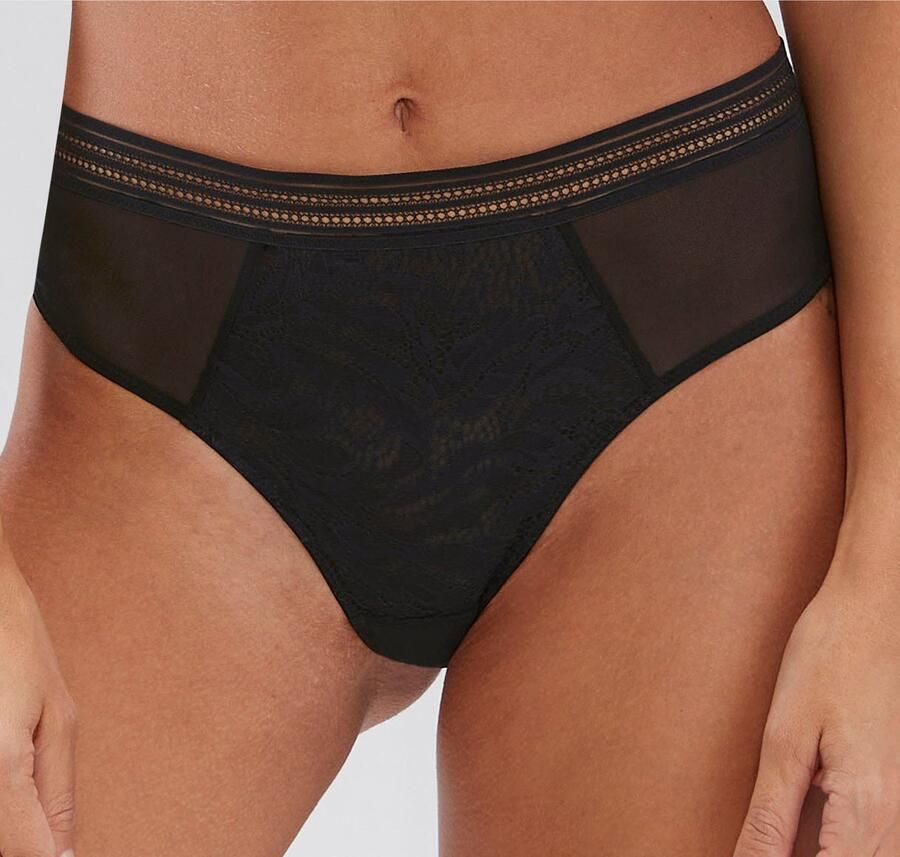 S.Oliver RED LABEL Beachwear String van zacht mesh en bloemige kant - Foto 5