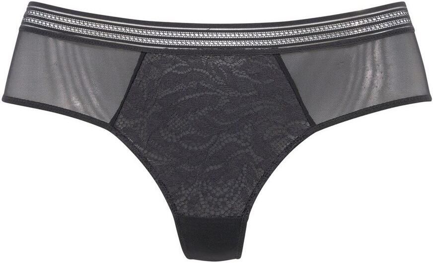 S.Oliver RED LABEL Beachwear String van zacht mesh en bloemige kant - Foto 4