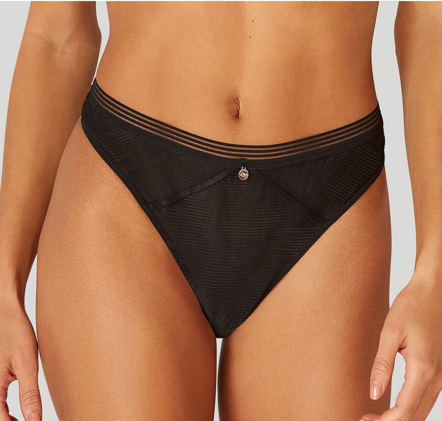 S.Oliver RED LABEL Beachwear String Zoè met smalle band in streep-look - Foto 3