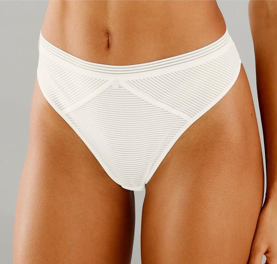 S.Oliver RED LABEL Beachwear String Zoè met smalle band in streep-look - Foto 4