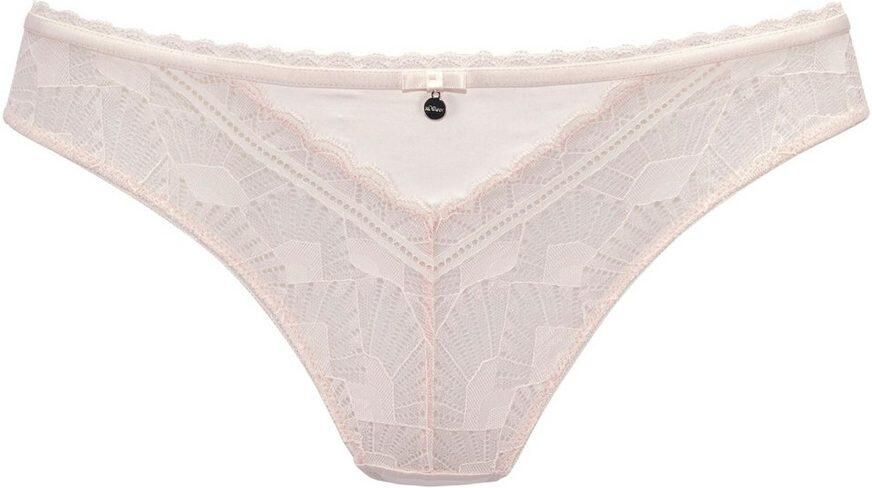 S.Oliver RED LABEL Beachwear Stringpants Adèle van ondoorzichtige onderlegde grafische kant - Foto 2