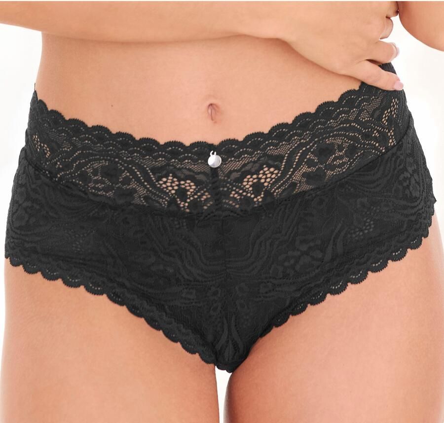 S.Oliver RED LABEL Beachwear Stringpants Danielle stijlvol van transparante kant in gebloemde look - Foto 3