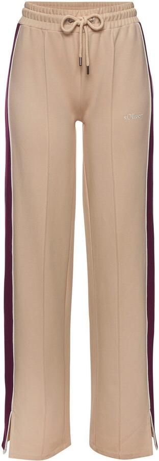 S.Oliver RED LABEL Beachwear Sweatbroek Loungebroek met contraststrepen en pipings loungewear - Foto 6