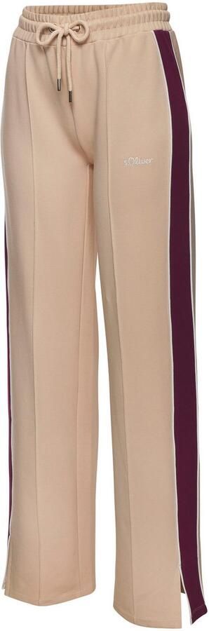 S.Oliver RED LABEL Beachwear Sweatbroek Loungebroek met contraststrepen en pipings loungewear - Foto 7