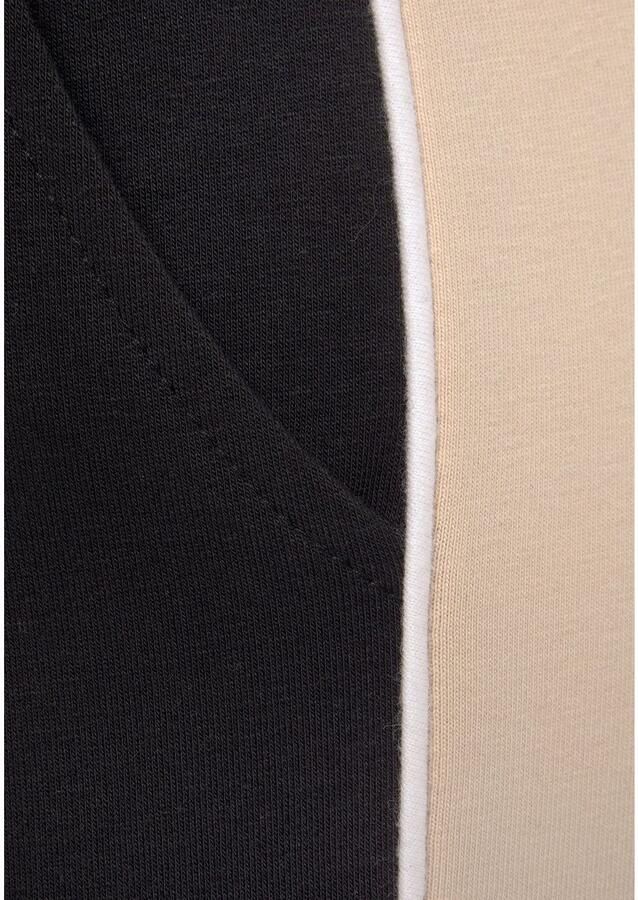 S.Oliver RED LABEL Beachwear Sweatbroek met zijstrepen en piping loungewear (1-delig)