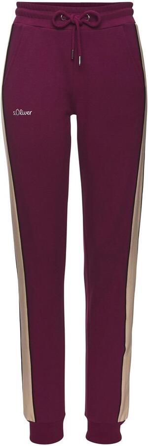 S.Oliver RED LABEL Beachwear Sweatbroek met zijstrepen en piping loungewear (1-delig) - Foto 5