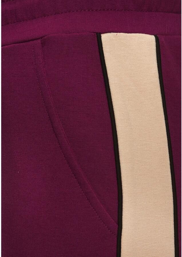 S.Oliver RED LABEL Beachwear Sweatbroek met zijstrepen en piping loungewear (1-delig) - Foto 4