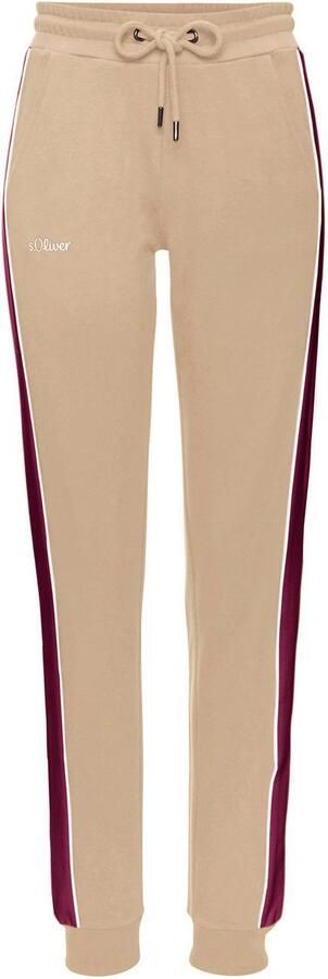 S.Oliver RED LABEL Beachwear Sweatbroek met zijstrepen en piping loungewear (1-delig) - Foto 5