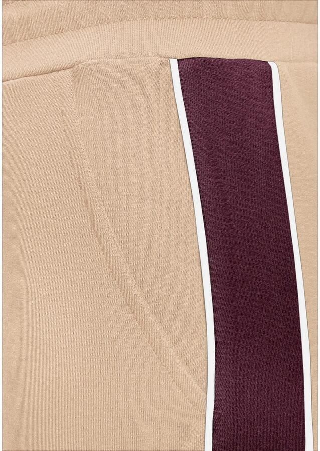 S.Oliver RED LABEL Beachwear Sweatbroek met zijstrepen en piping loungewear (1-delig) - Foto 2