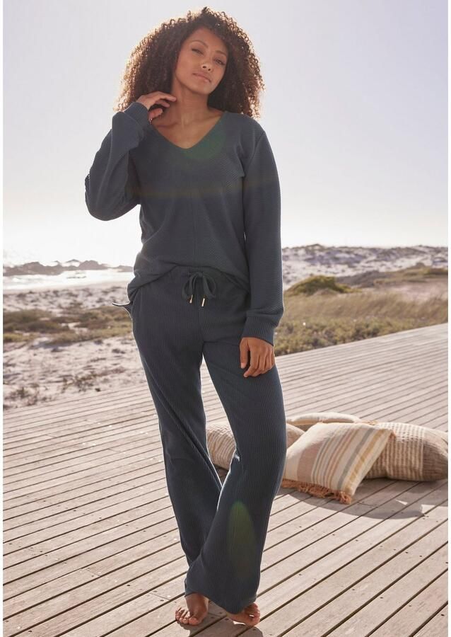 S.Oliver RED LABEL Beachwear Sweatpants Sweatbroek met zijzakken loungewear (1-delig) - Foto 2