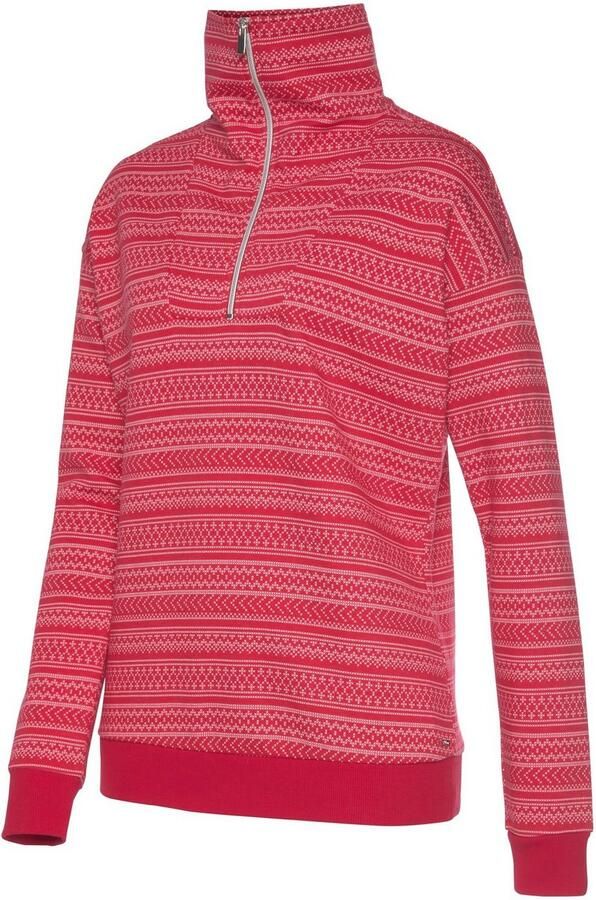 S.Oliver RED LABEL Beachwear Sweatshirt met noorse patroon loungepak - Foto 7