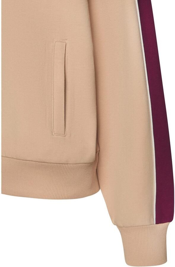 S.Oliver RED LABEL Beachwear Sweatvest met rits en contrasterende accenten loungewear (1-delig) - Foto 7