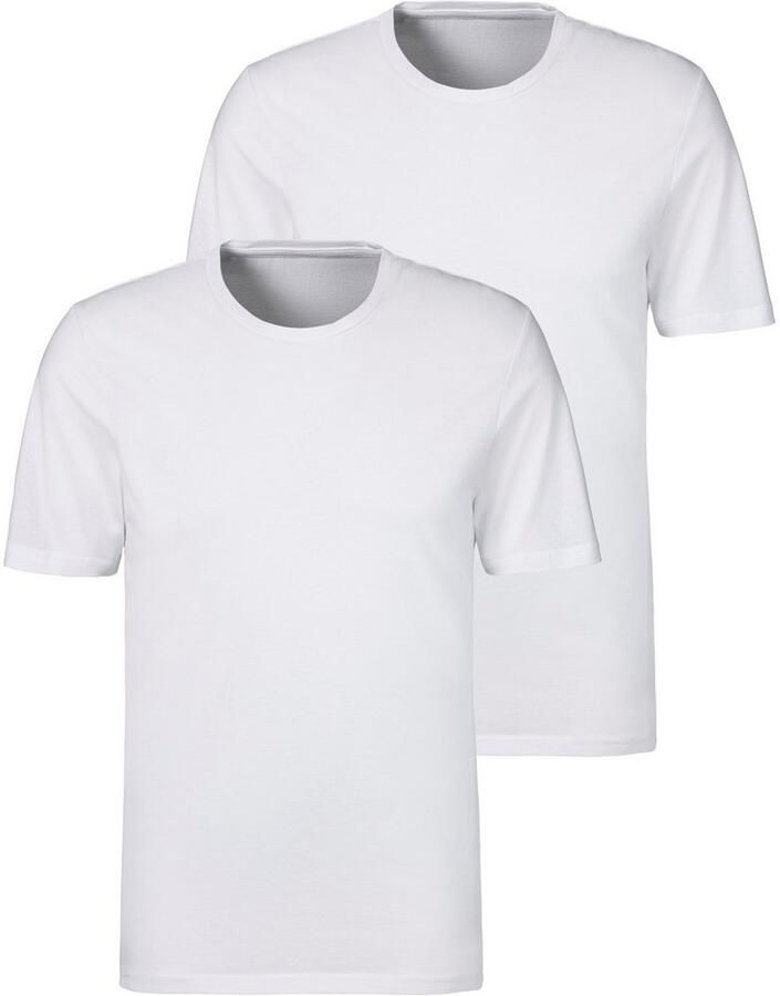 S.Oliver RED LABEL Beachwear T-shirt klassiek onderhemd (set 2-delig)