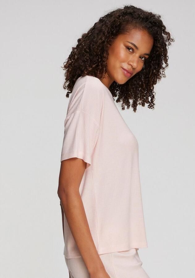 S.Oliver RED LABEL Beachwear T-shirt Zachte ribkwaliteit - Foto 4